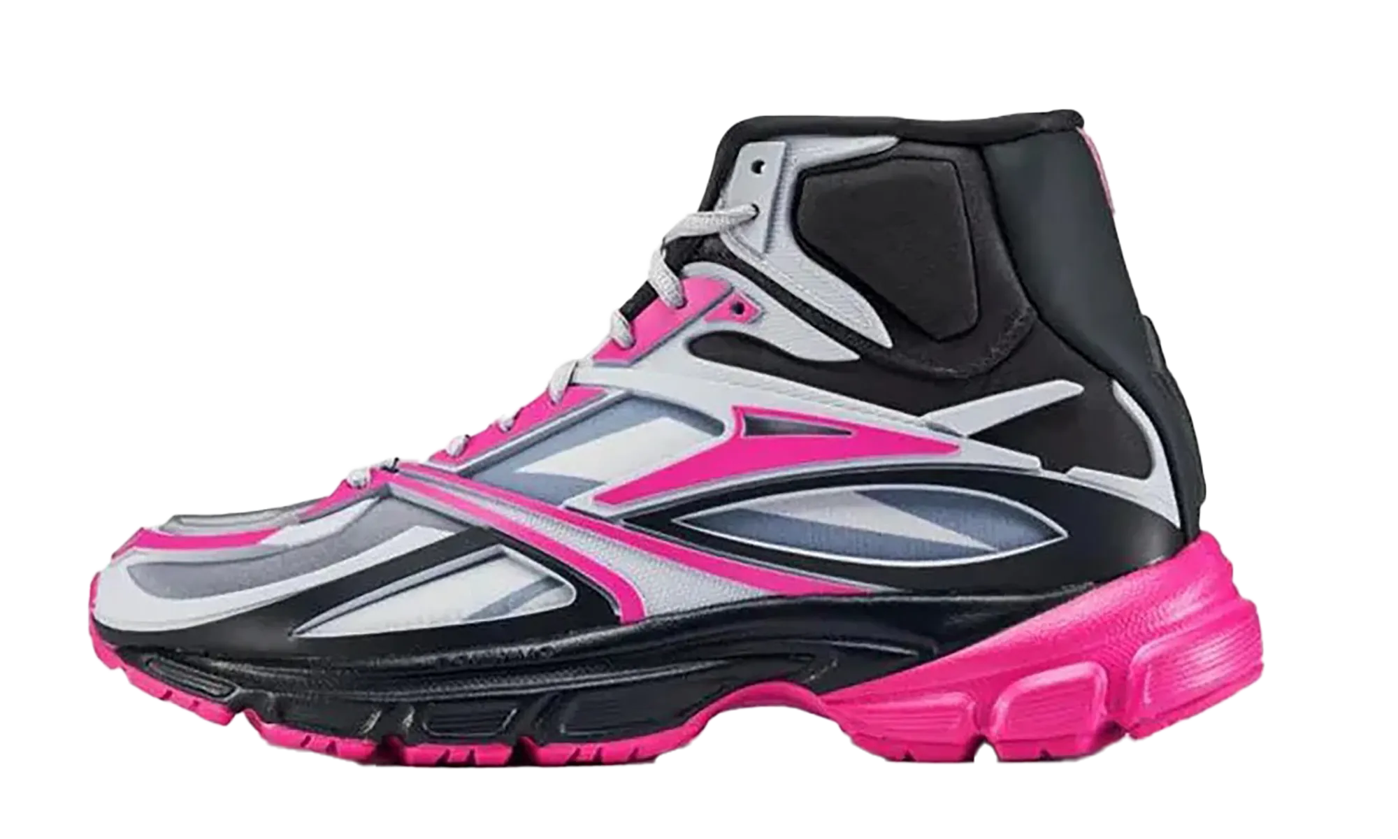 Premier Road Modern Mid "White/Pink/Black" running at night polyester - upper shoes