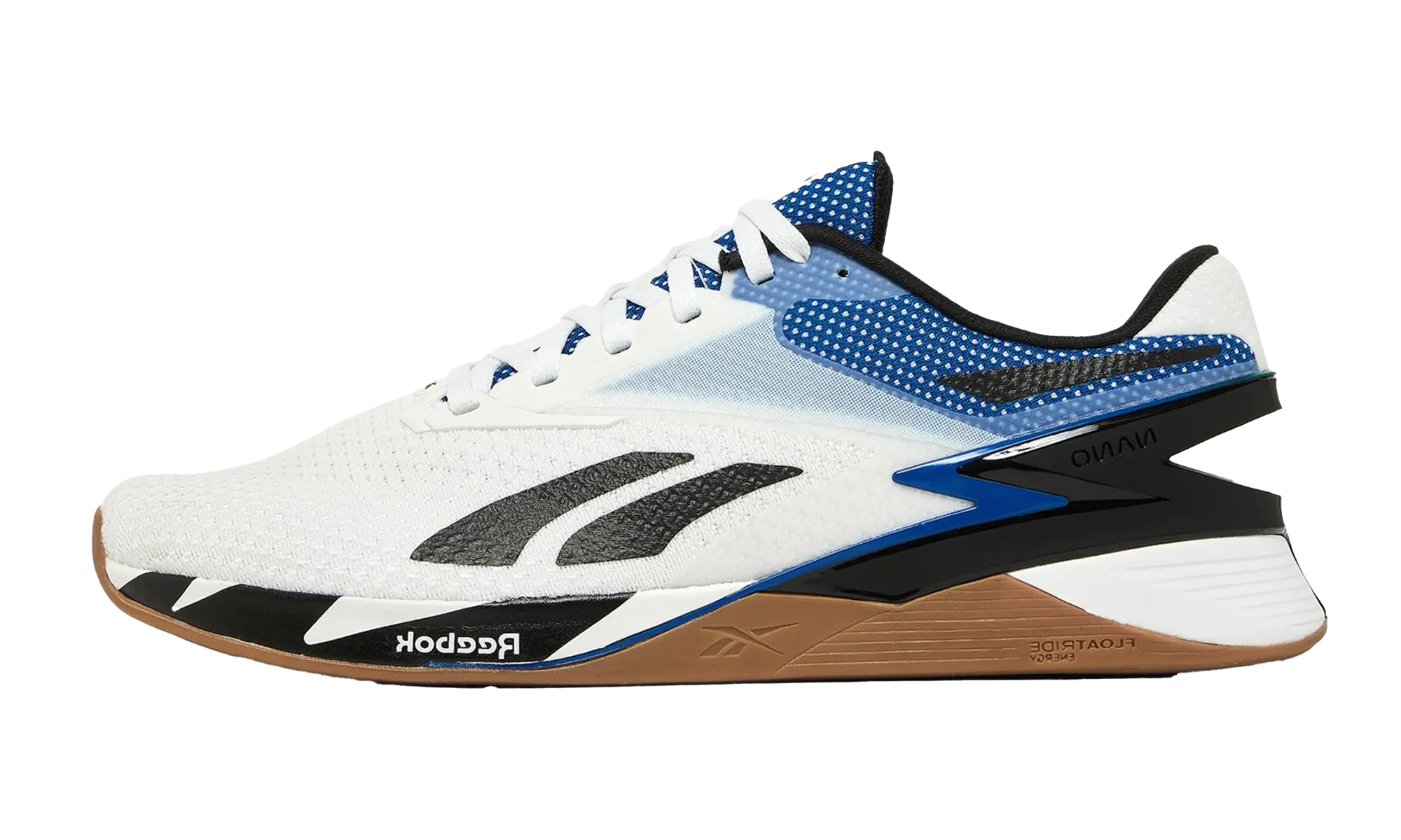 Nano X3 "White/Green" high - arched foot shoe adjustment charity run running gear