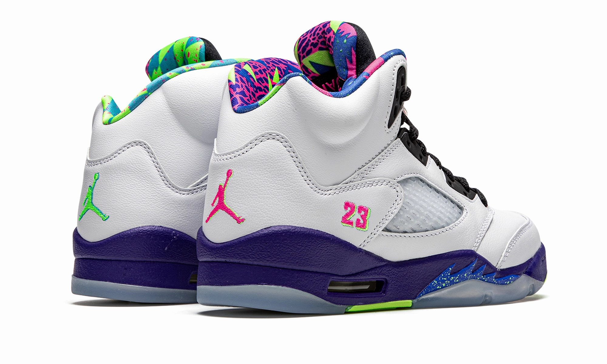 Air Jordan 5 GS "Alternate Bel-Air" breathable leather shoes