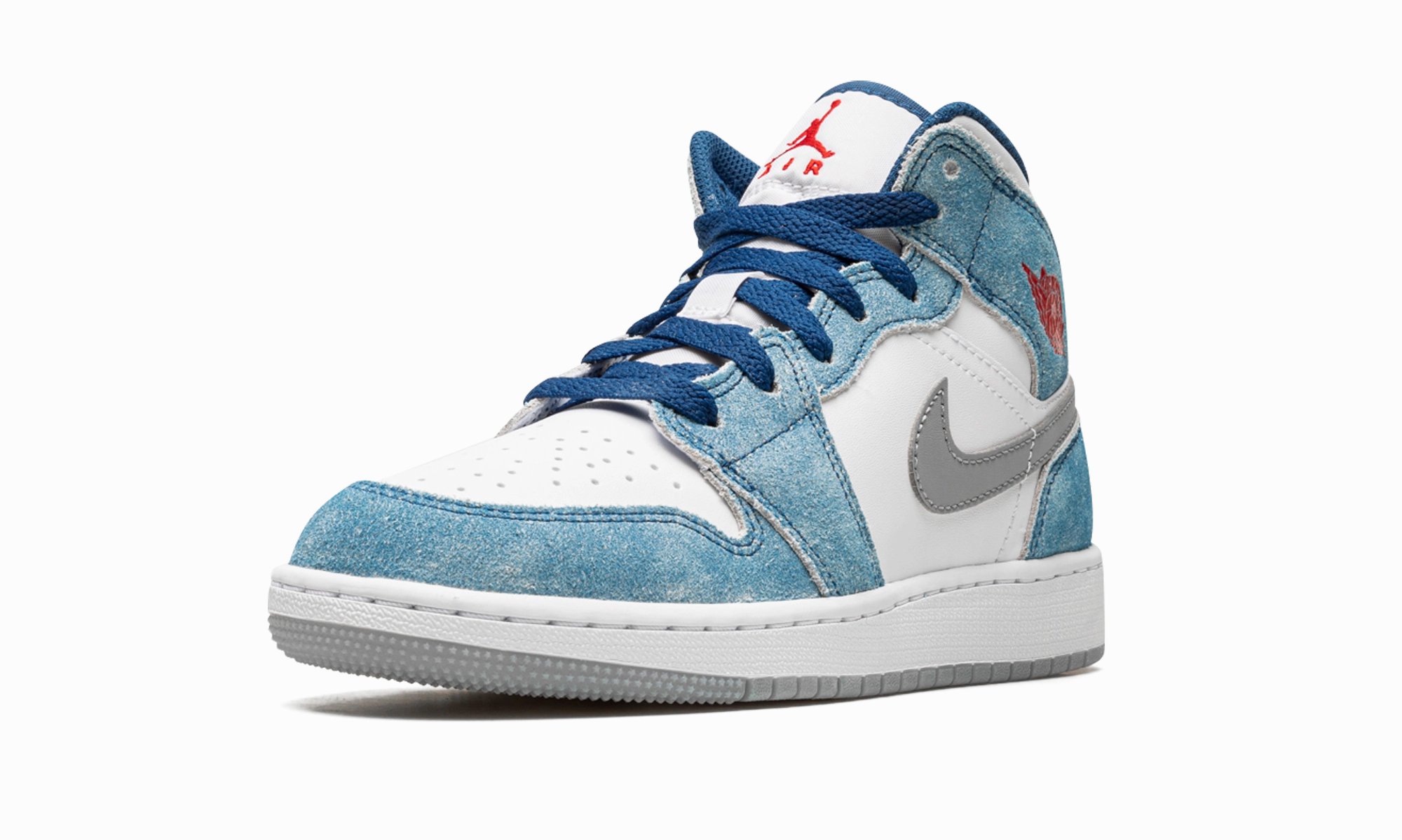 Air Jordan 1 Mid SE GS "French Blue" Boosted fit Cushion Layer