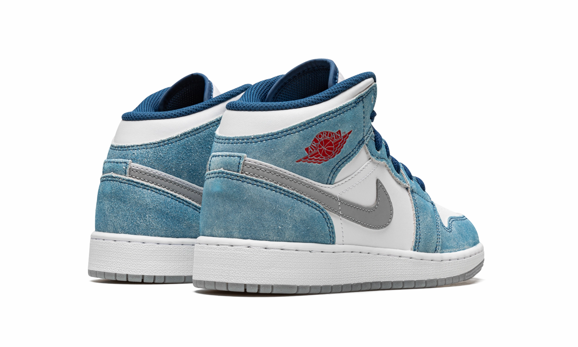 Air Jordan 1 Mid SE GS "French Blue" Flexibility Boost