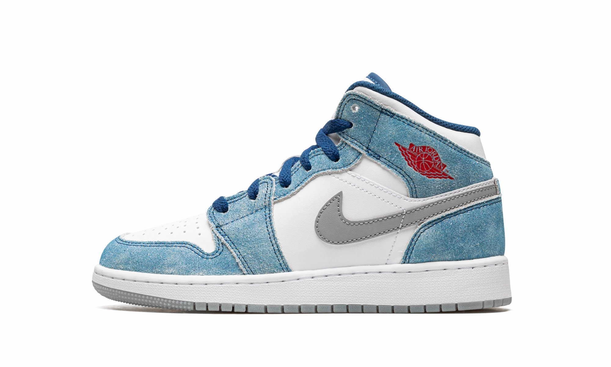 Air Jordan 1 Mid SE GS "French Blue" Smart Choice Sophisticated traction