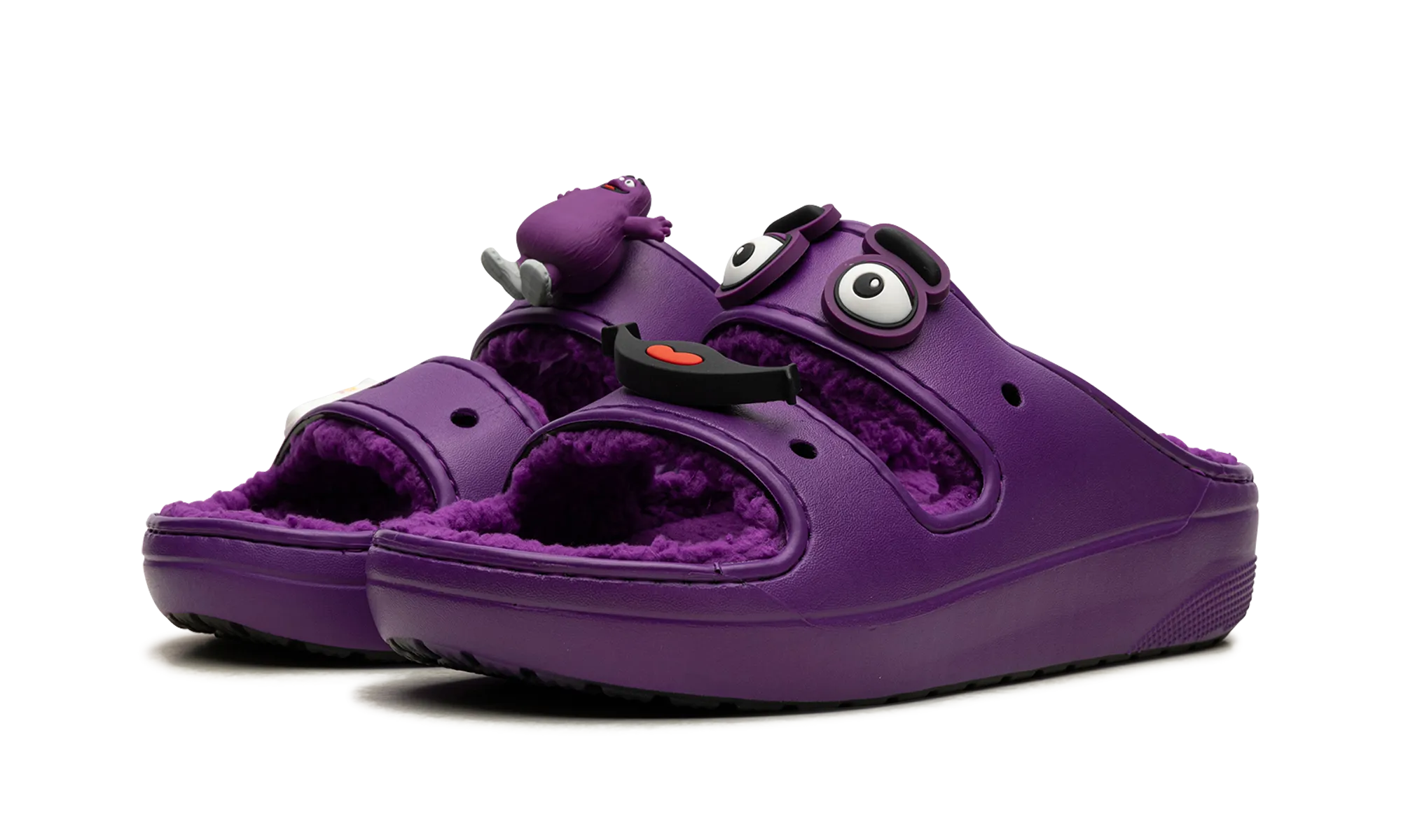 SlipOn Comfort Fit Socks Croc Sandle "McDonalds x Grimace"