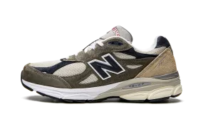 990v3 "Made In USA - Olive" wide - toe - box