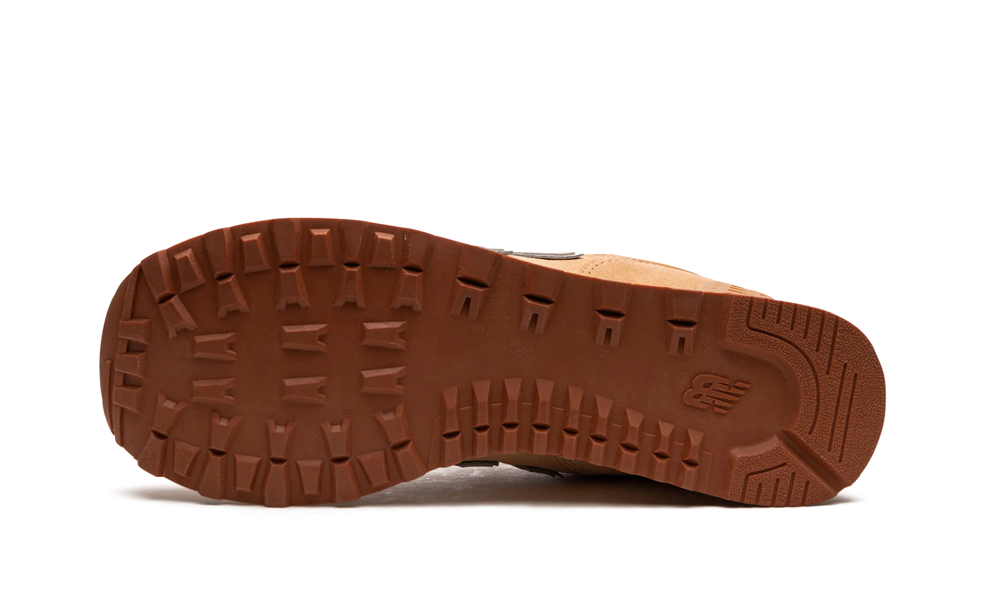 retro running gear rubber sole shoe property 574 "Caramel/Rust"