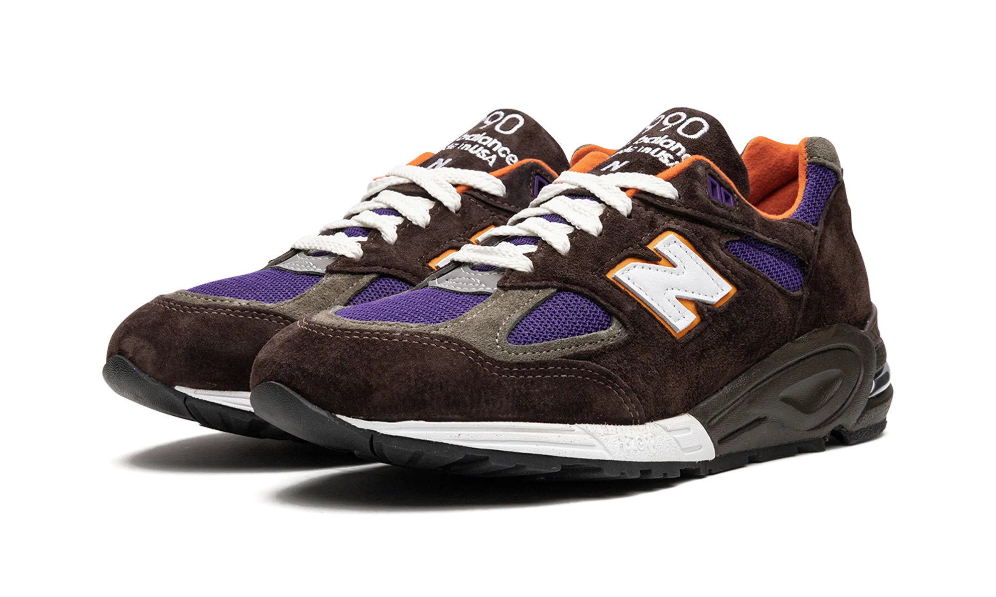 990 v2 "Brown/Orange/Purple" Autumn running style