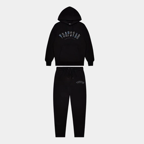 Dynamic Style Trapstar Arched Irongate Tracksuit - Black / Blue Camo