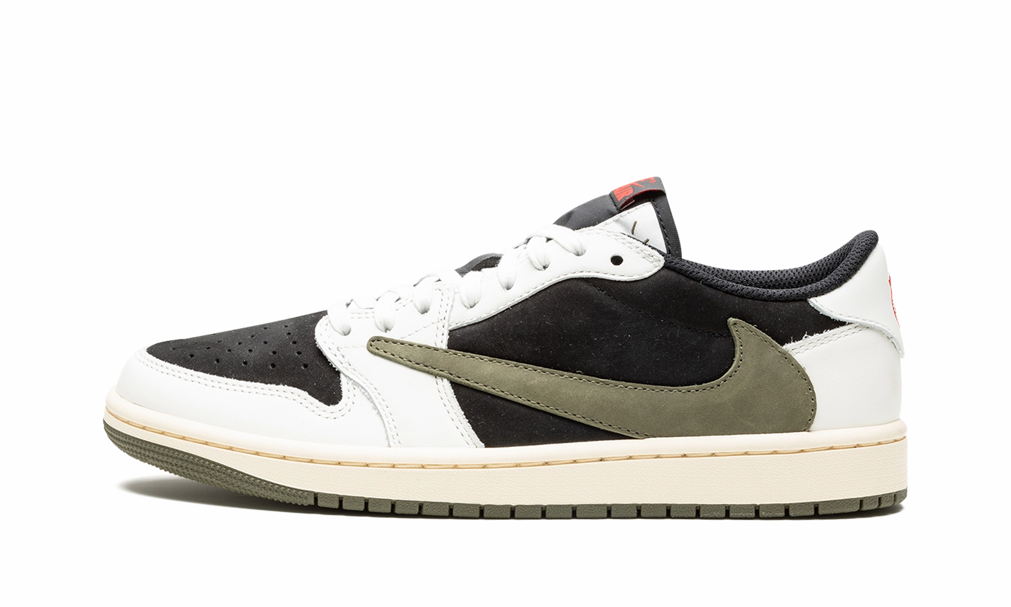 Soft Padding AIR JORDAN 1 LOW OG WMNS "Travis Scott - Olive"