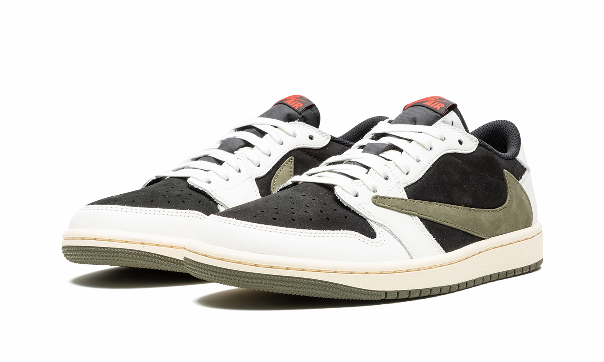 AIR JORDAN 1 LOW OG WMNS "Travis Scott - Olive" Reinforced heel