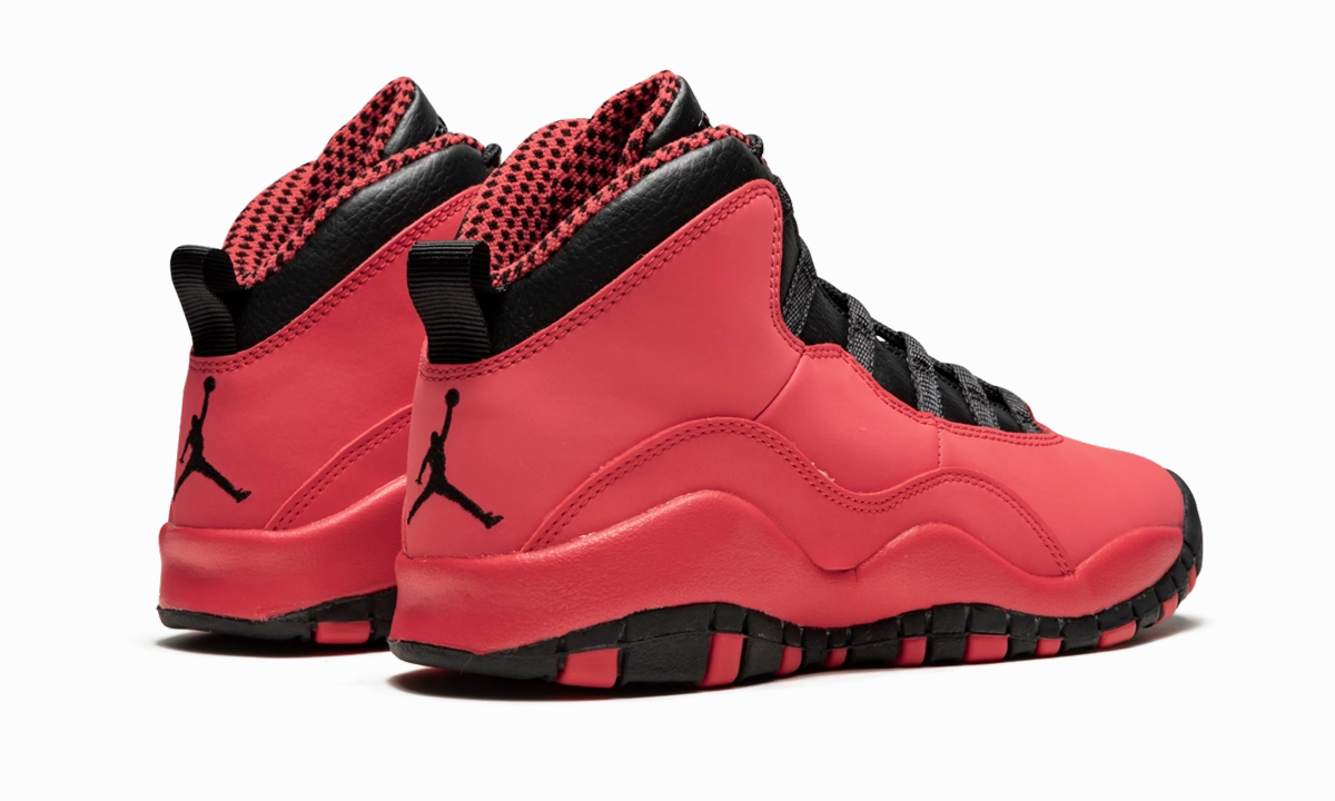 Air Jordan 10 Retro GS "Fusion Red" Practical Shoes