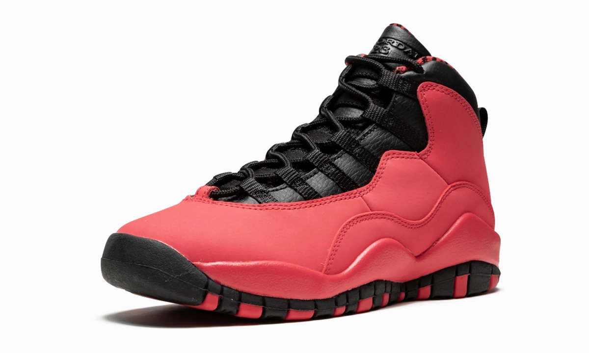 EVA - midsole - comfort shoes futuristic running option Air Jordan 10 Retro GS "Fusion Red"