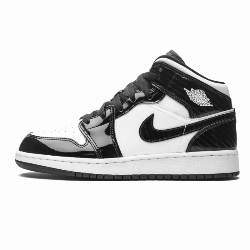 Air Jordan 1 Mid SE GS All Star 2021 designer - brand shoes running in a monorail station area shoes