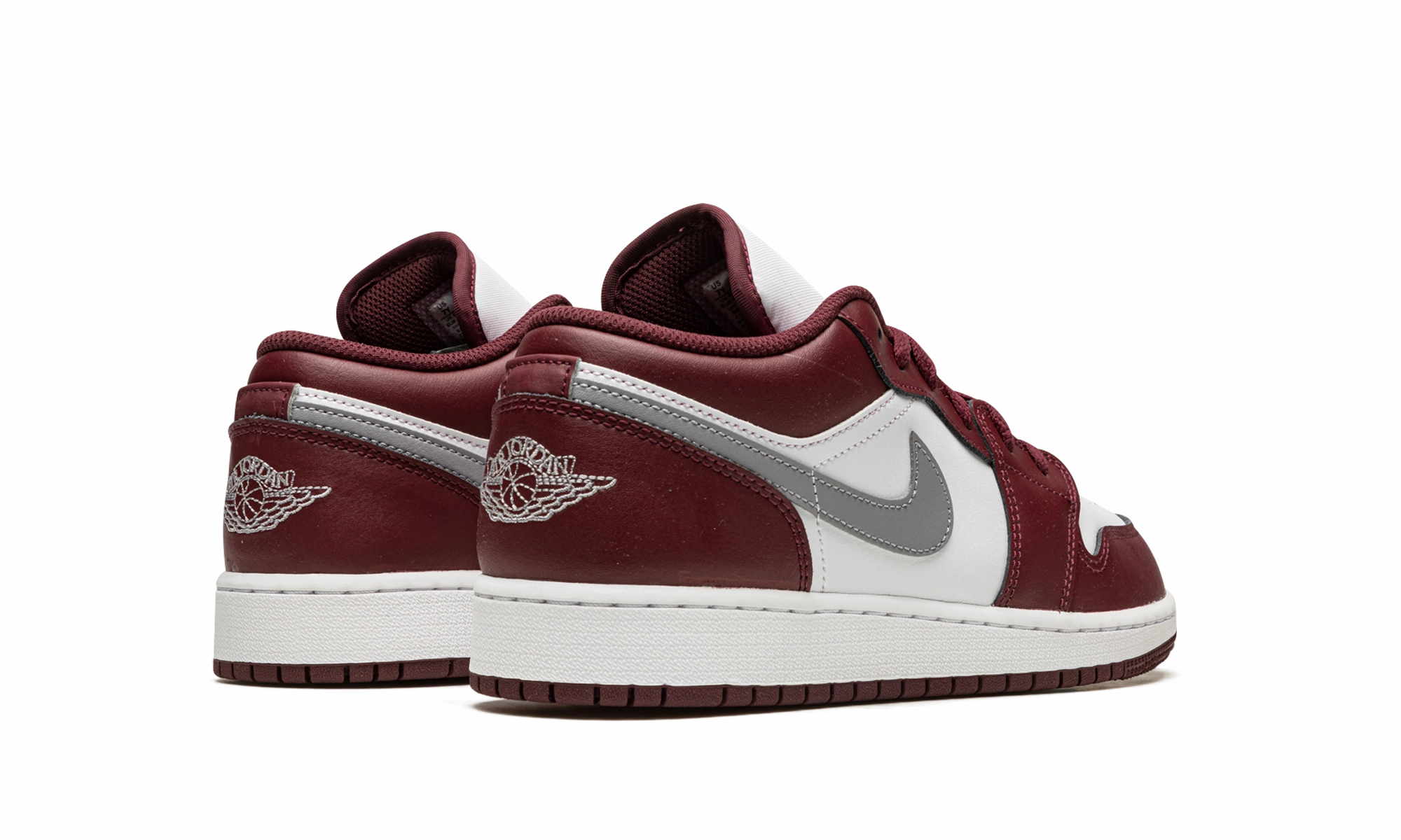 Air Jordan 1 Low GS "Bordeaux" Flexibility Boost