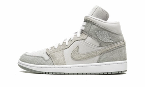 Core Flex AIR JORDAN 1 MID SE WMNS "Grey Fleece"
