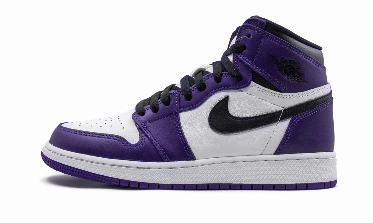 Air Jordan 1 Retro High OG GS "Court Purple 2.0" Maximum arch