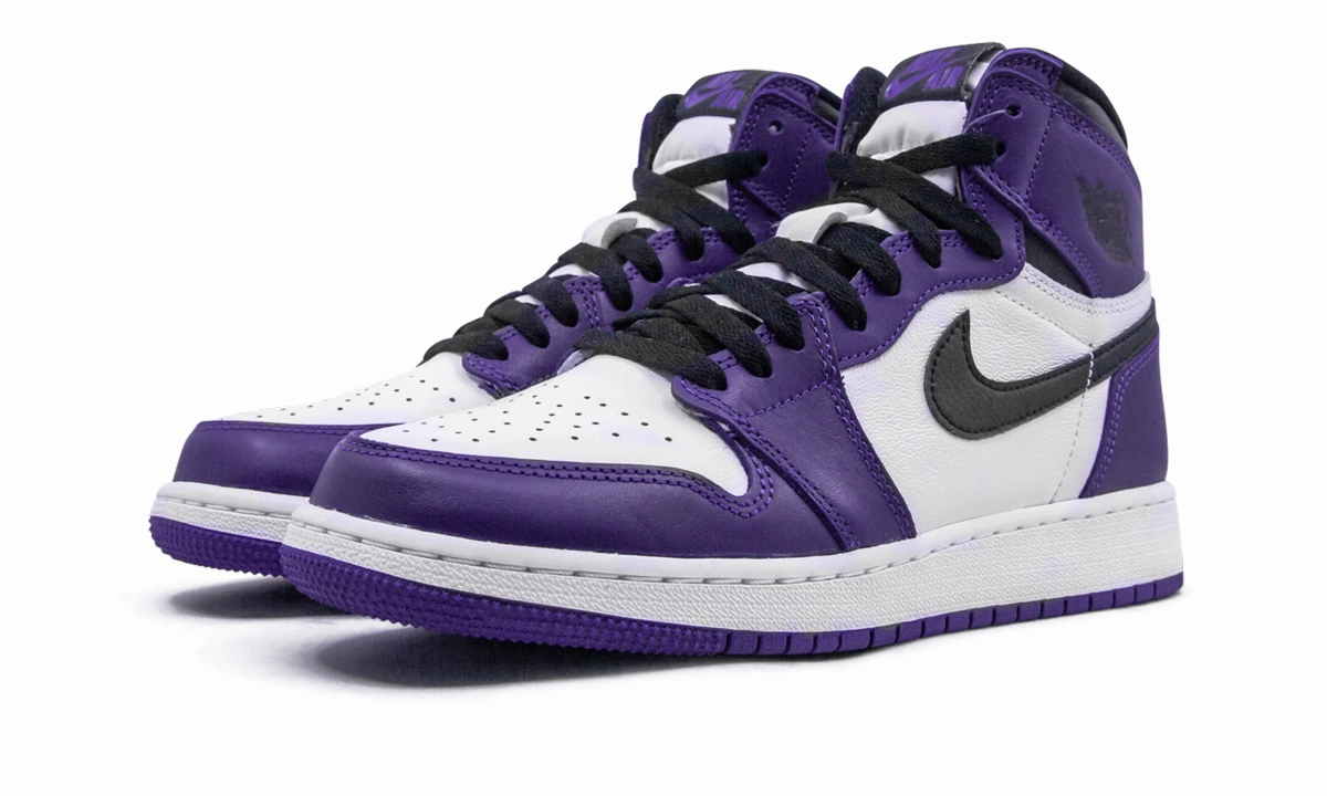 Air Jordan 1 Retro High OG GS "Court Purple 2.0" Training Run Ultra Cushion