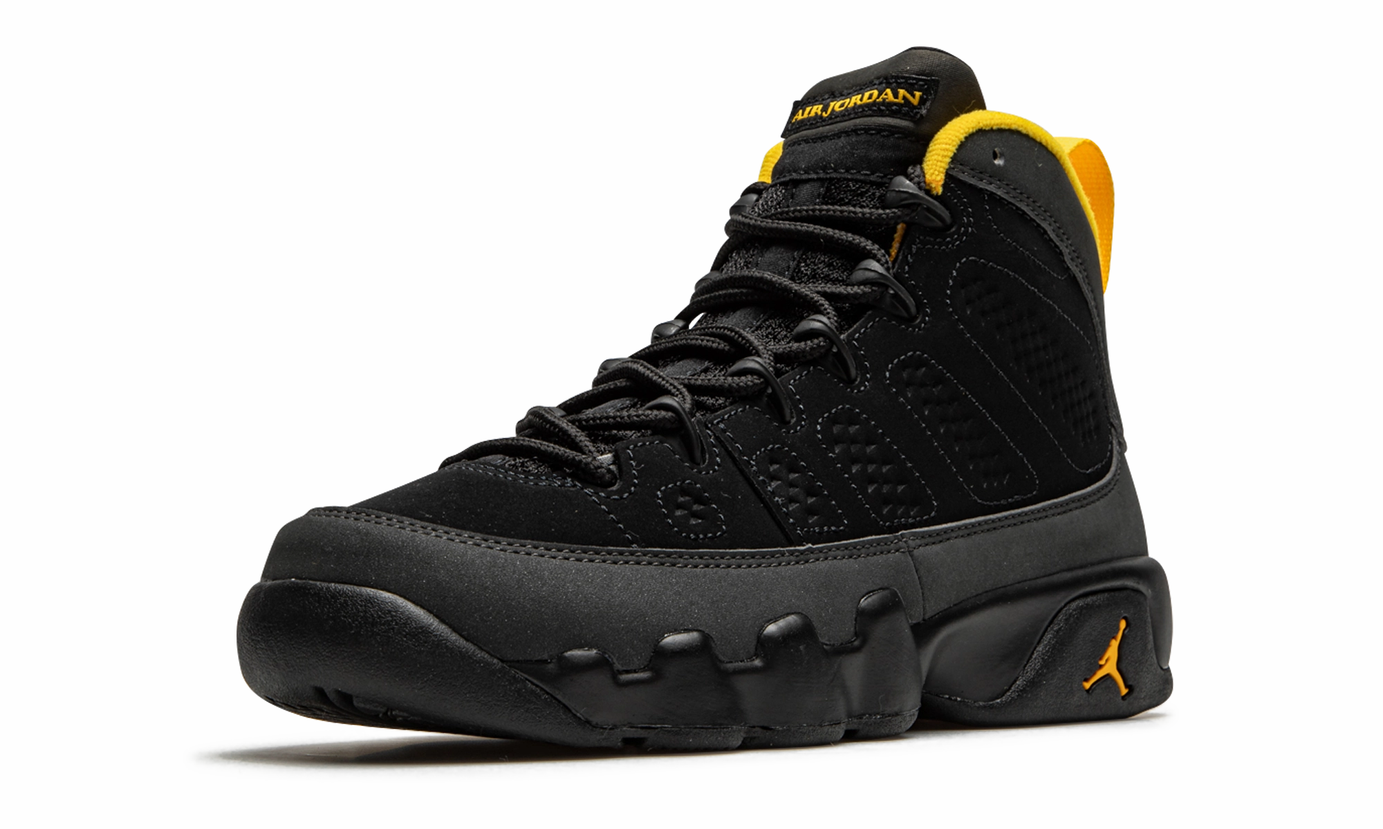 Soft midsole Air Jordan 9 Retro GS "University Gold"