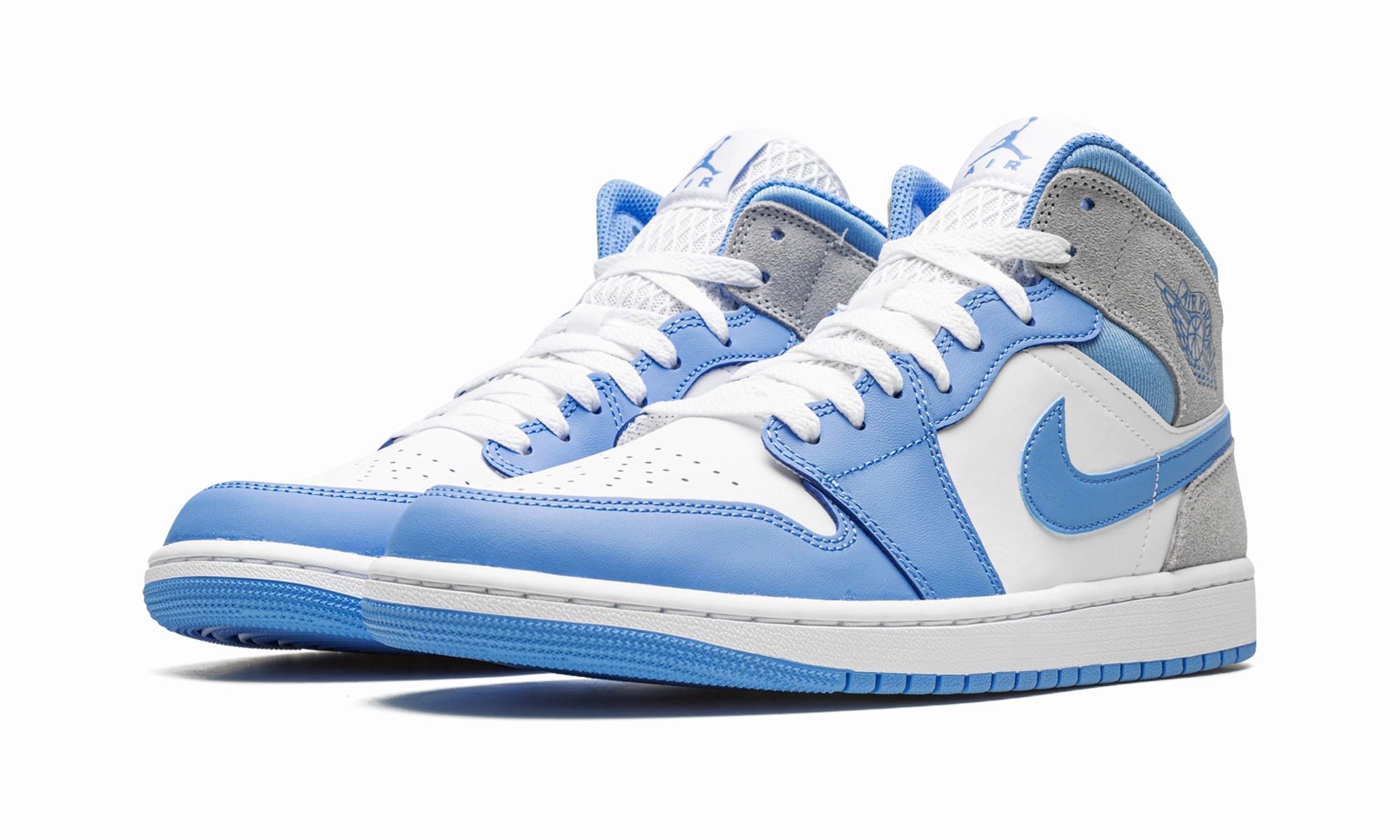 Air Jordan 1 Mid SE "University Blue / Grey" Sporty Vibe