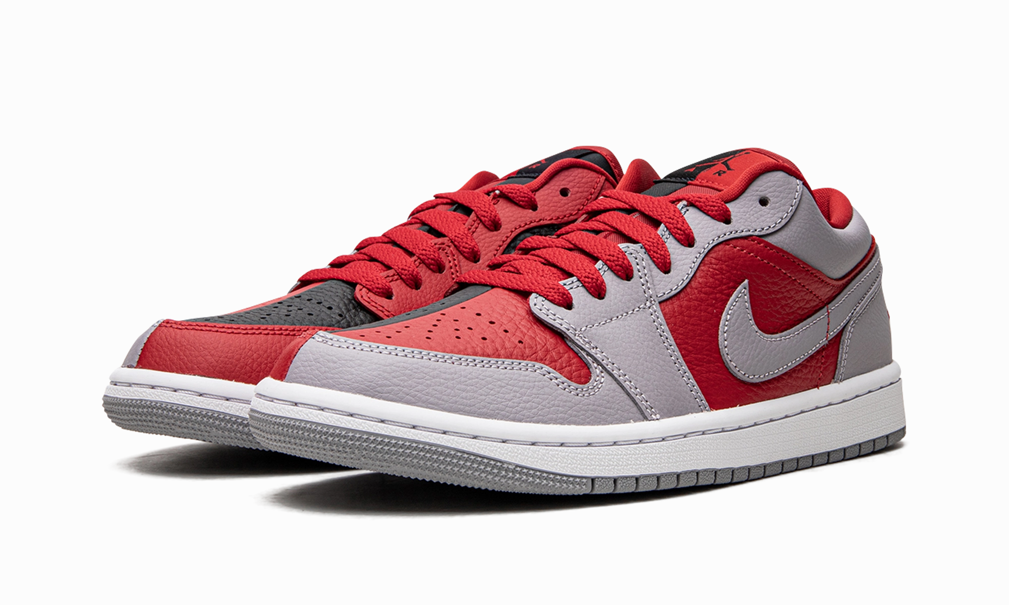 Smooth Texture Everyday Fit AIR JORDAN 1 LO SE WMNS "Split - Gym Red / Grey"