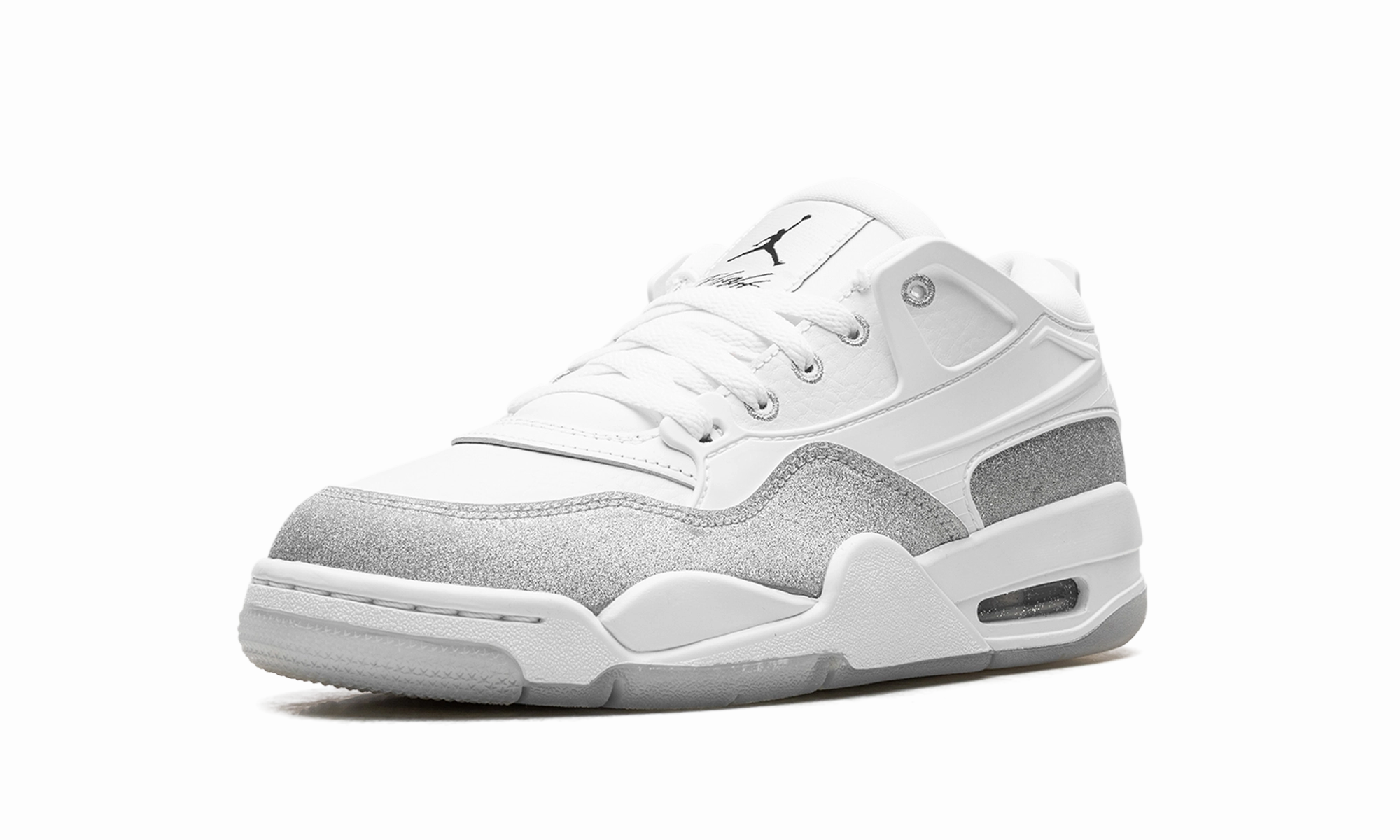 Low Profile Air Jordan 4 RM WMNS "White Metallic Silver"