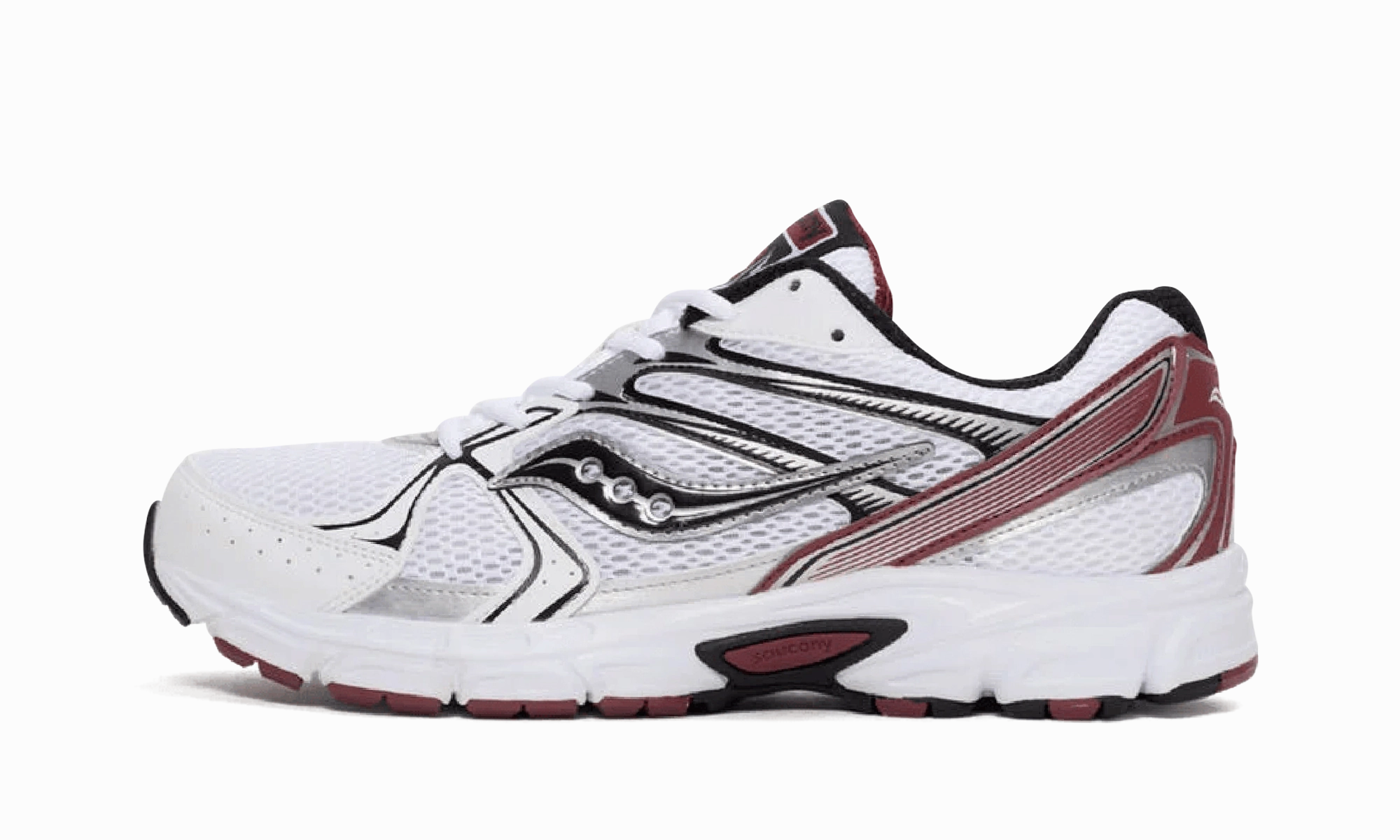 Grid Ride Millennium "White Red" Motion Flexibility metal - surface shoes