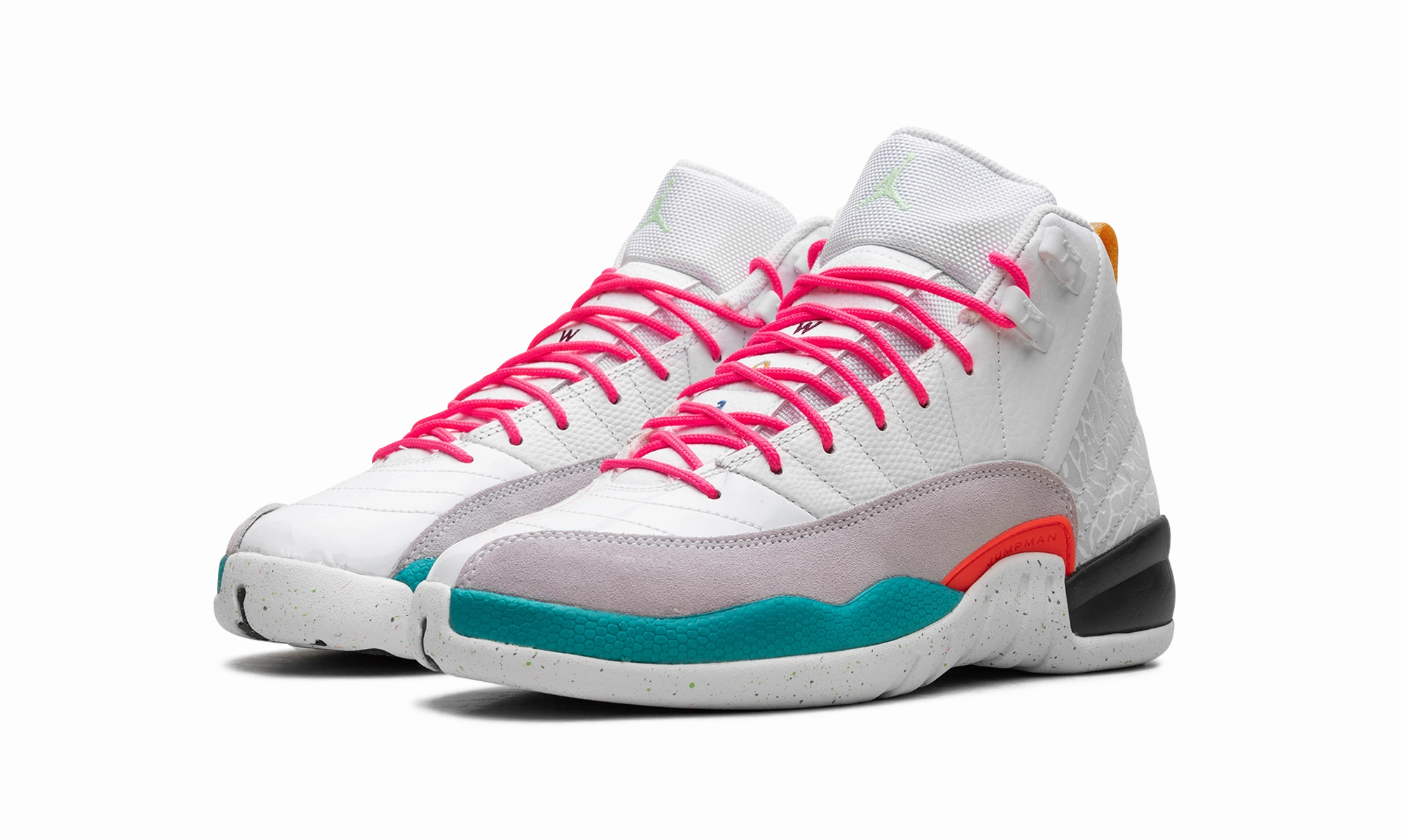 removable - insole - convenience shoes multi - sport Air Jordan 12 GS "Vapor Green"