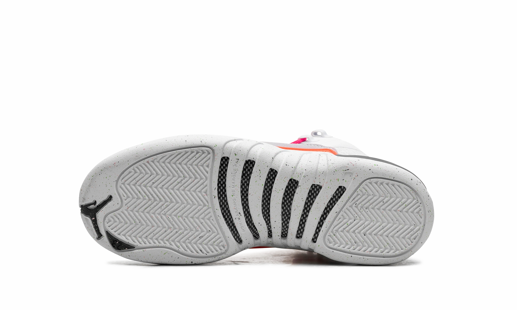 Air Jordan 12 GS "Vapor Green" heavy - duty sole shoes polyurethane sole shoes