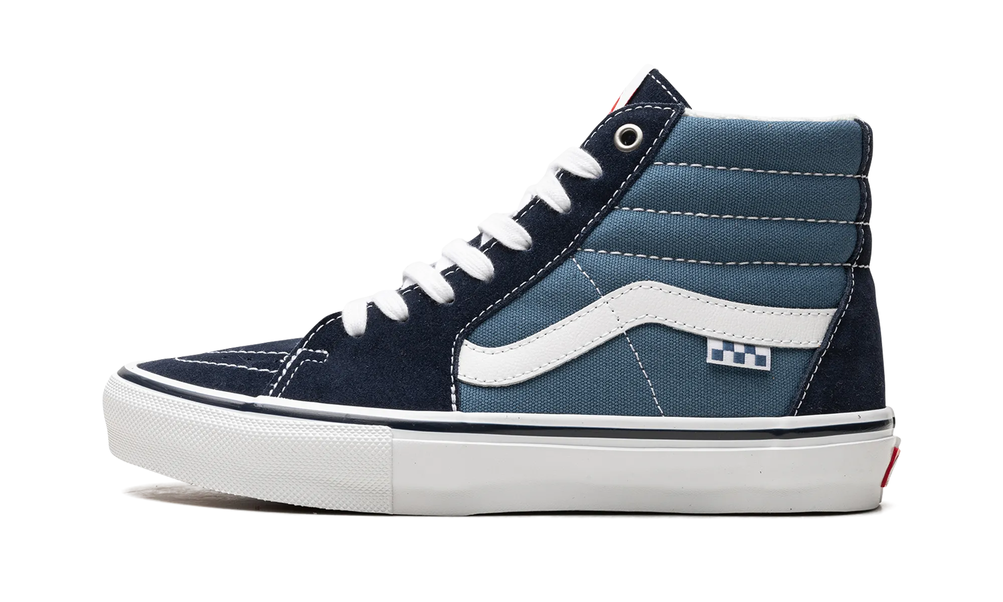 Sk8-Hi "Navy / White" Drawstring Lace Log Path