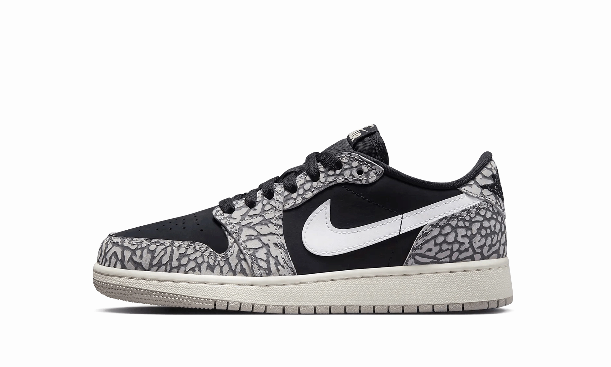 Air Jordan 1 Low GS "Elephant Print" Style Boost Comfort Flex