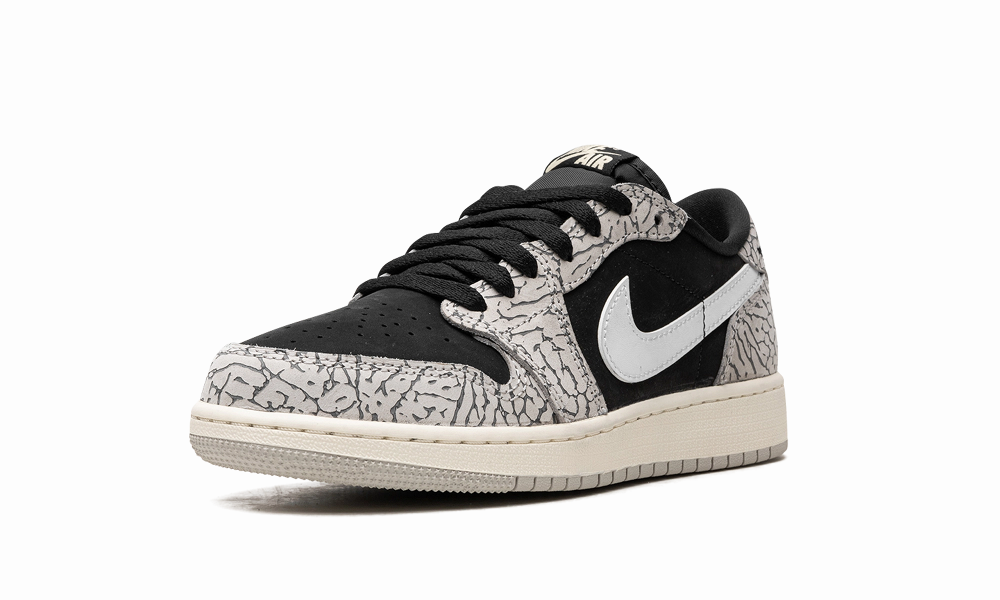All-weather chic Air Jordan 1 Low GS "Elephant Print"