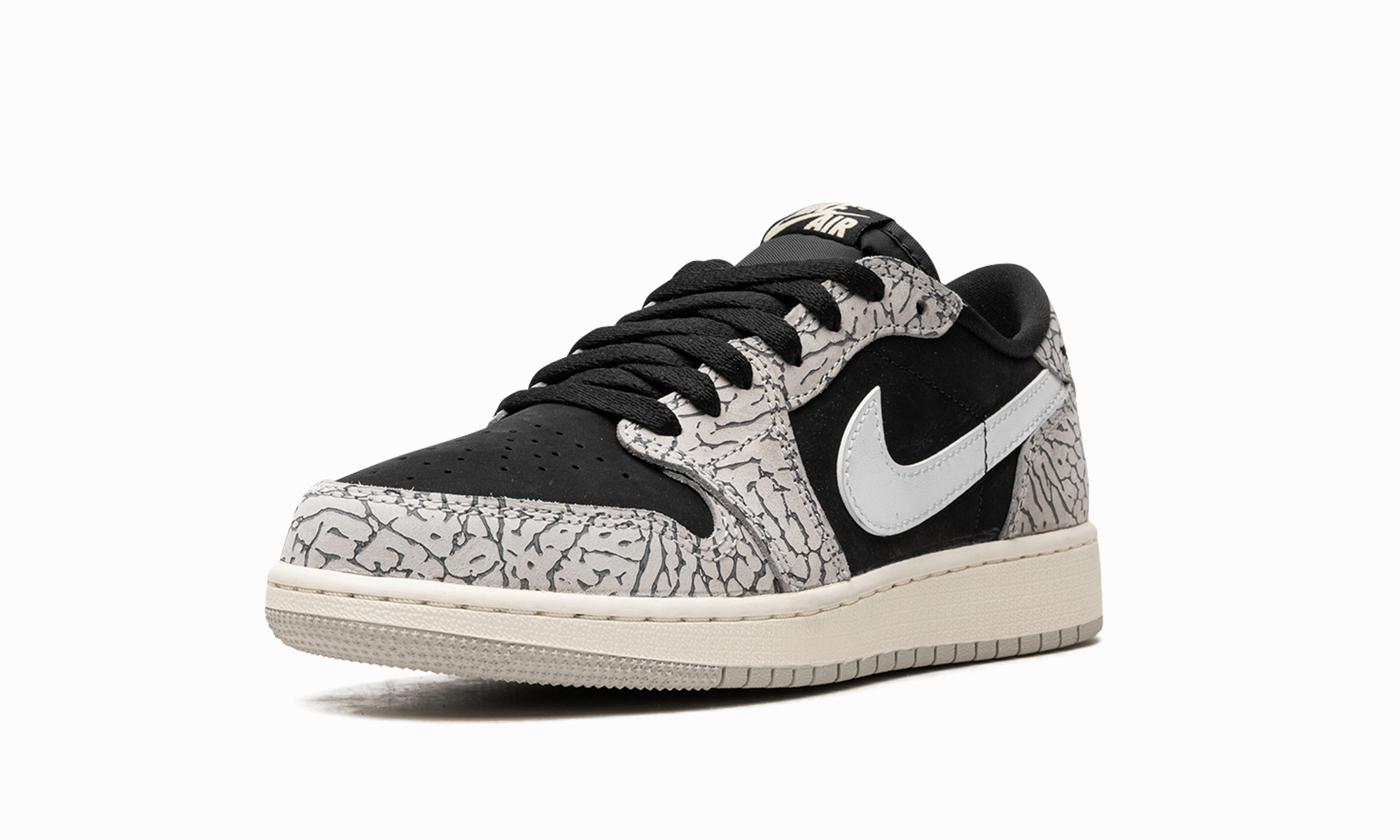 Responsive sole Air Jordan 1 Low GS "Elephant Print"
