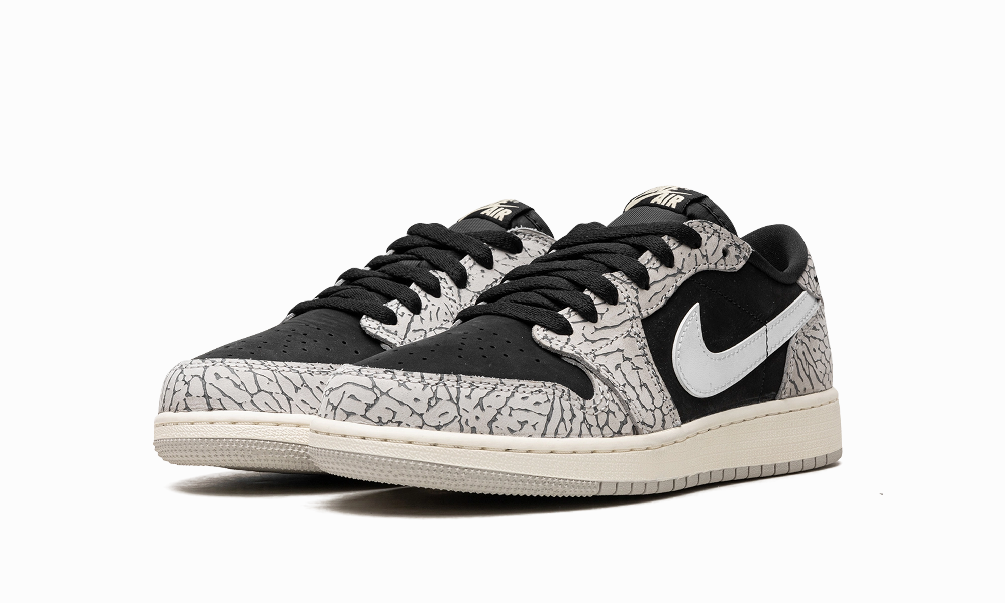 Air Jordan 1 Low GS "Elephant Print" Reliable Performance Secure Style