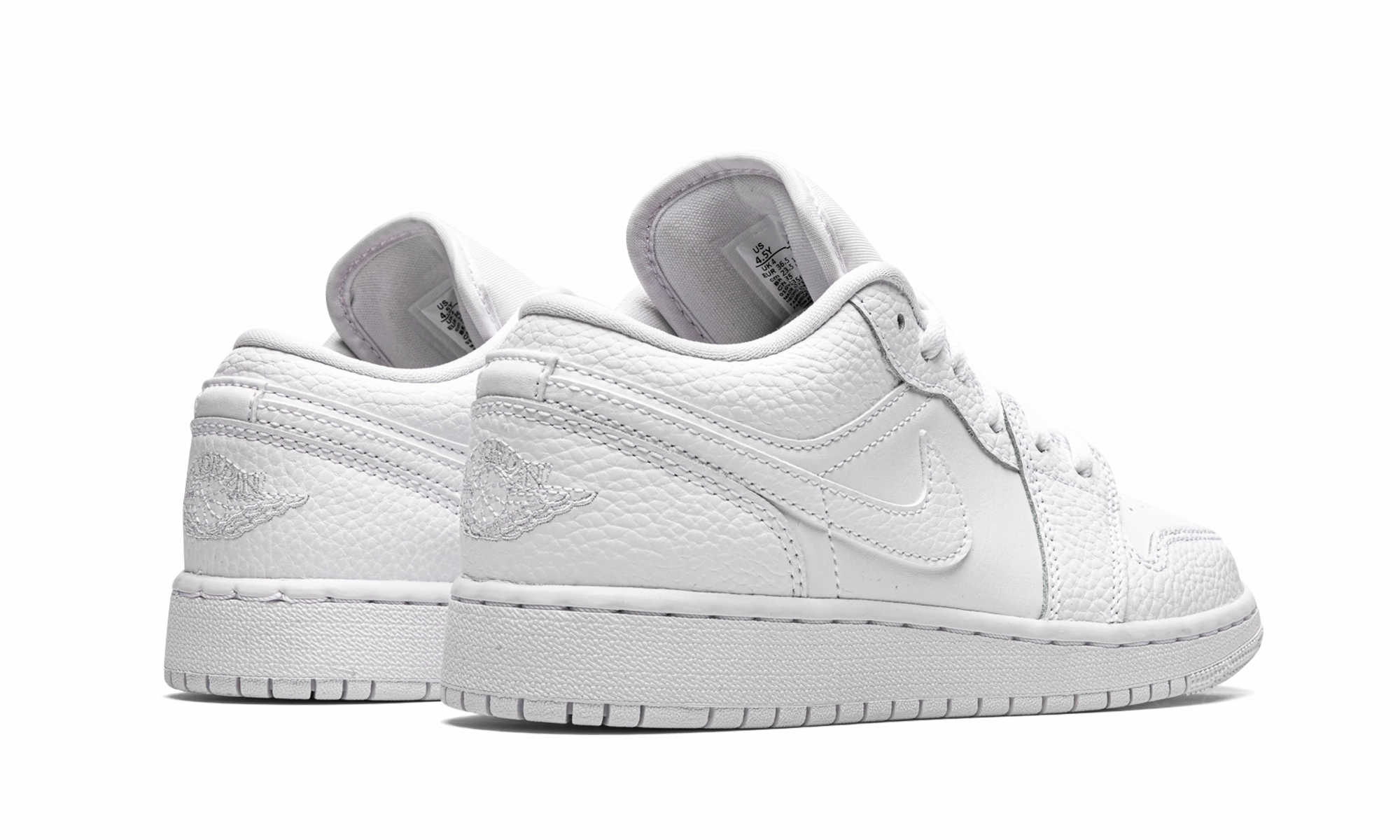 Seamless Fit Air Jordan 1 Low GS "Triple White"