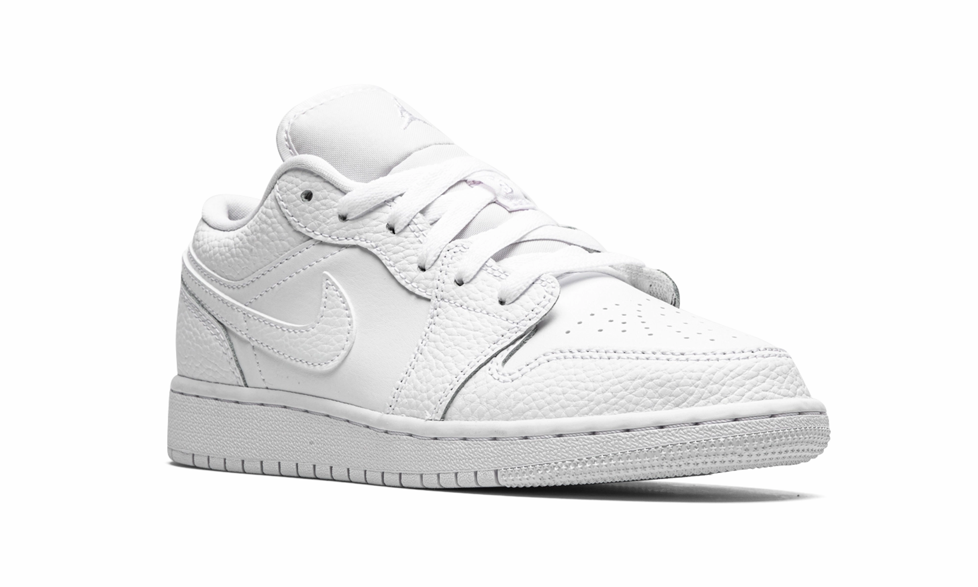 Air Jordan 1 Low GS "Triple White" Cloud Soft