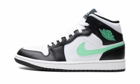 Slim breathability Jumping Support Air Jordan 1 Mid "GREEN GLOW"