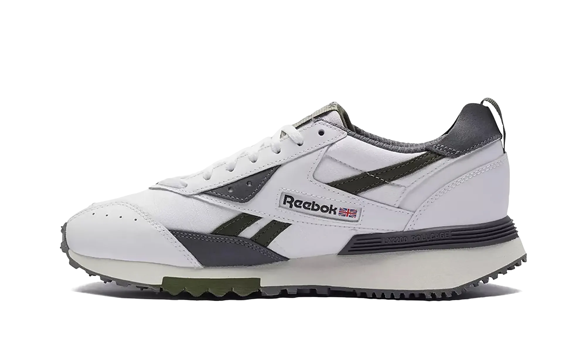 LX 2200 "White Cold Grey Varsity Green" ground - feel shoes limited - edition shoes