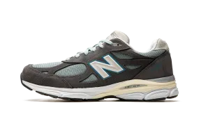 air - cushioned sole shoes evening 990 v3 "Kith - Steel Blue / Grey"