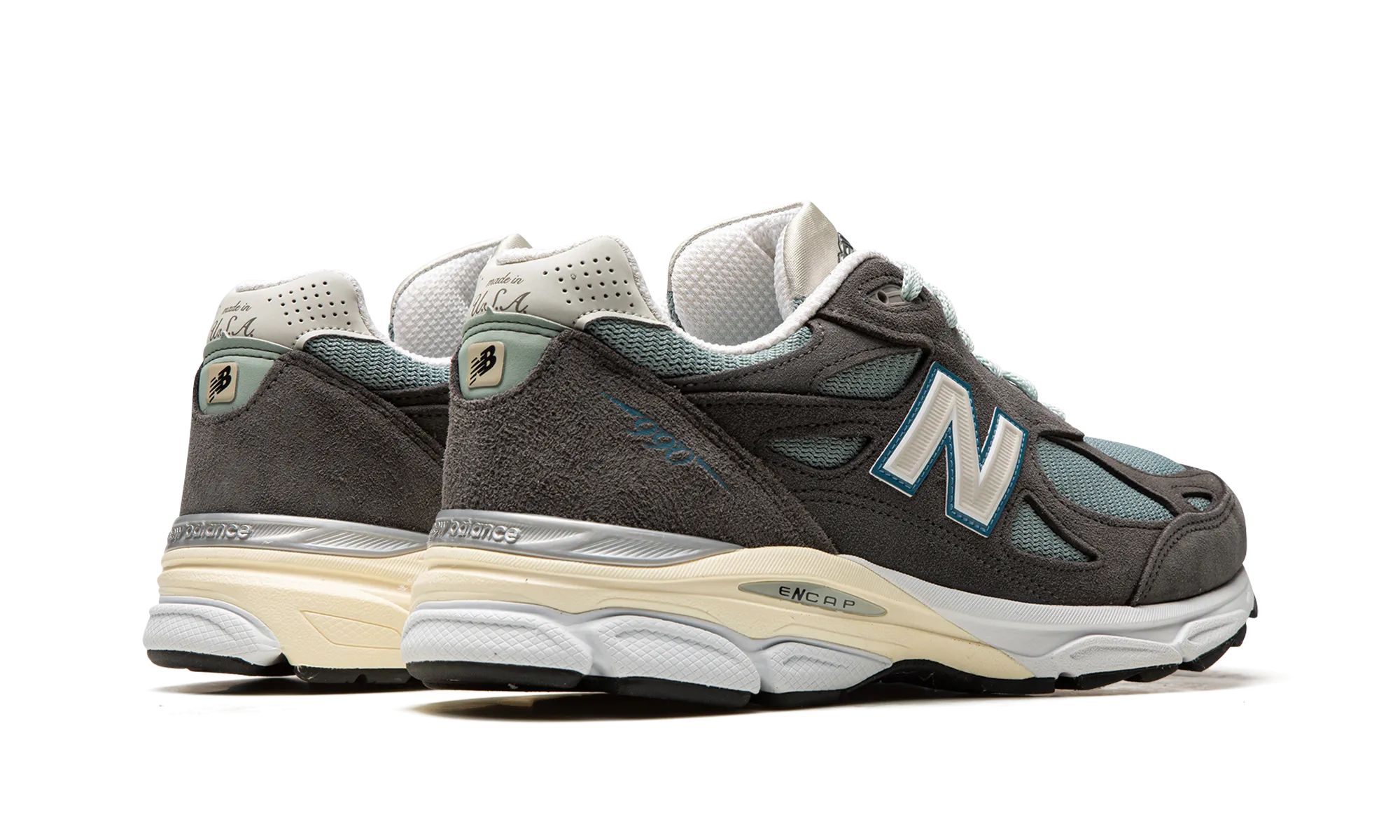 breathable membrane shoes limited - edition shoes 990 v3 "Kith - Steel Blue / Grey"