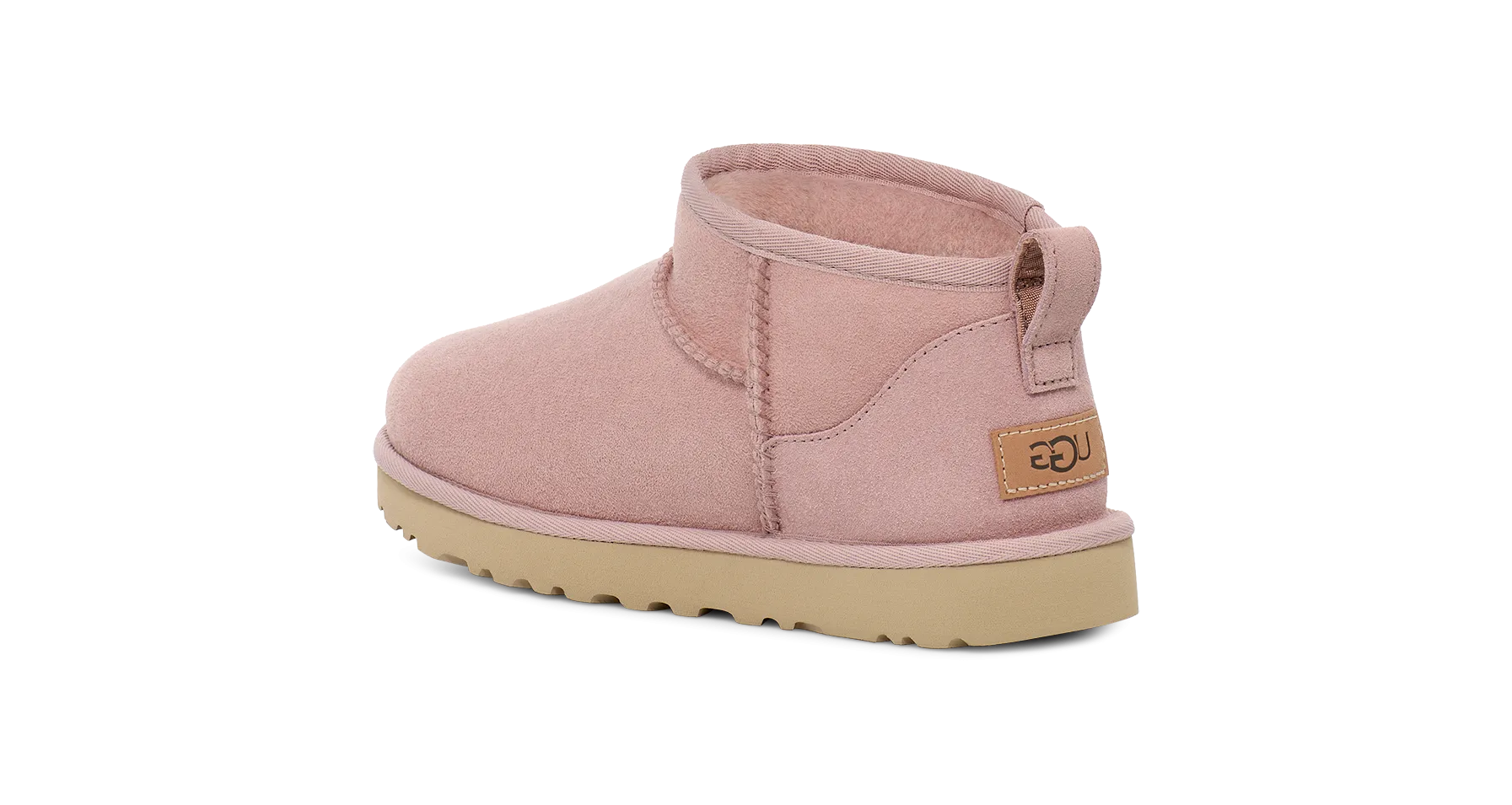 UGG Classic Ultra Mini Boot Rose Grey Gloss Sole