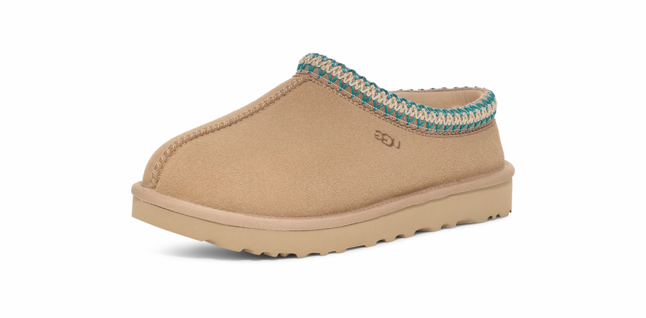 UGG Tasman Slipper Driftwood White Pepper Silver Touch
