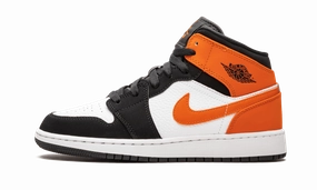 Air Jordan 1 Mid GS "Shattered Backboard" Adaptive Shape Relaxed Look