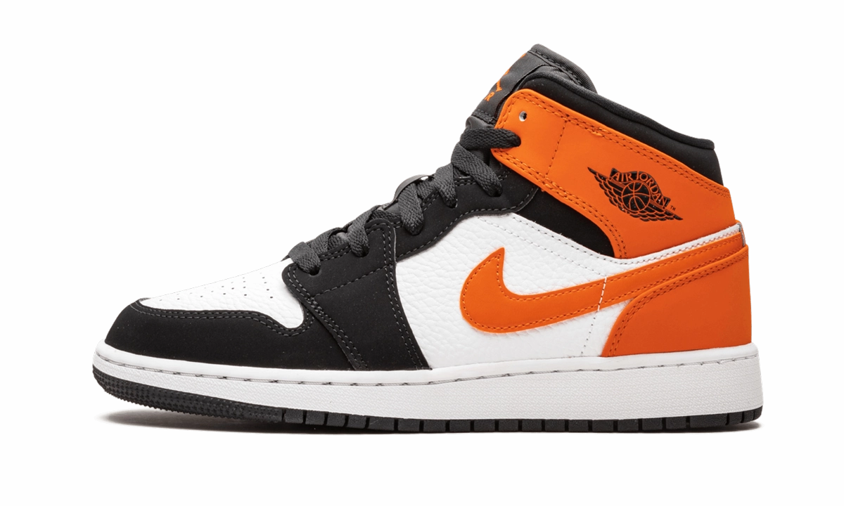 Air Jordan 1 Mid GS "Shattered Backboard" Adaptive Shape Relaxed Look