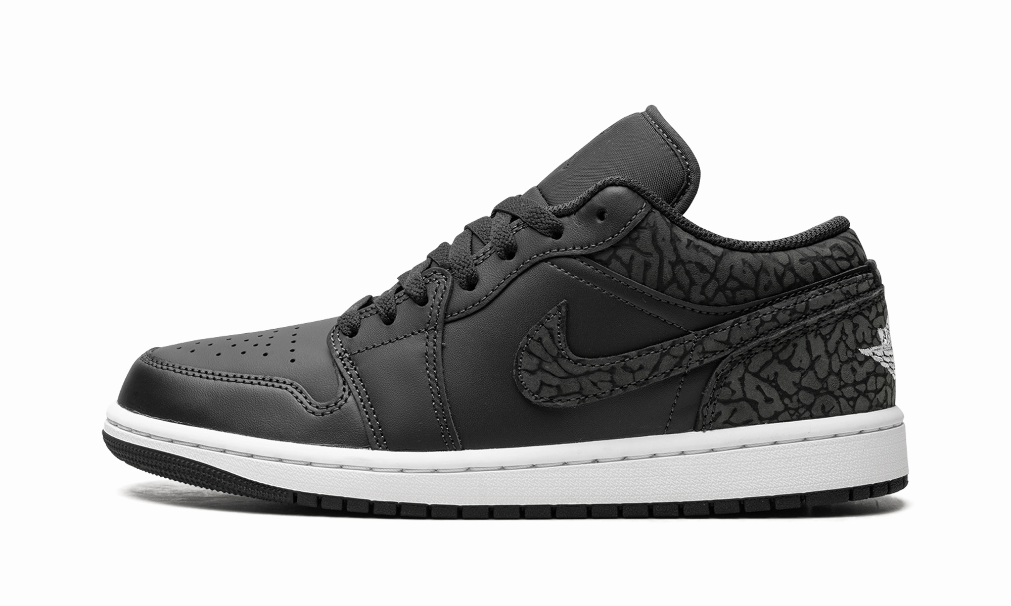 Glam support Air Jordan 1 Low "Black Elephant"