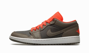 Neutral Walk AIR JORDAN 1 LO SE WMNS "Black / Olive/ Bright Crimson"