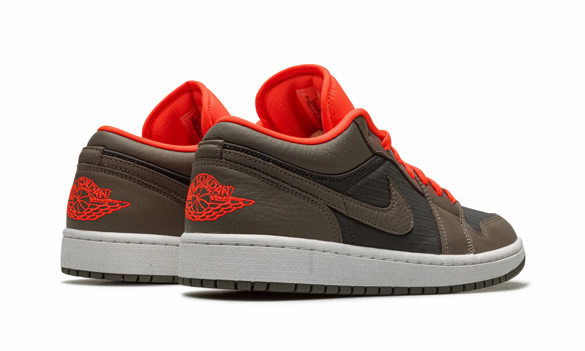 AIR JORDAN 1 LO SE WMNS "Black / Olive/ Bright Crimson" Fitness Performance City Hustler