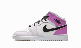 Air Jordan 1 Mid GS "Barely Grape" Custom Fit Upgraded look