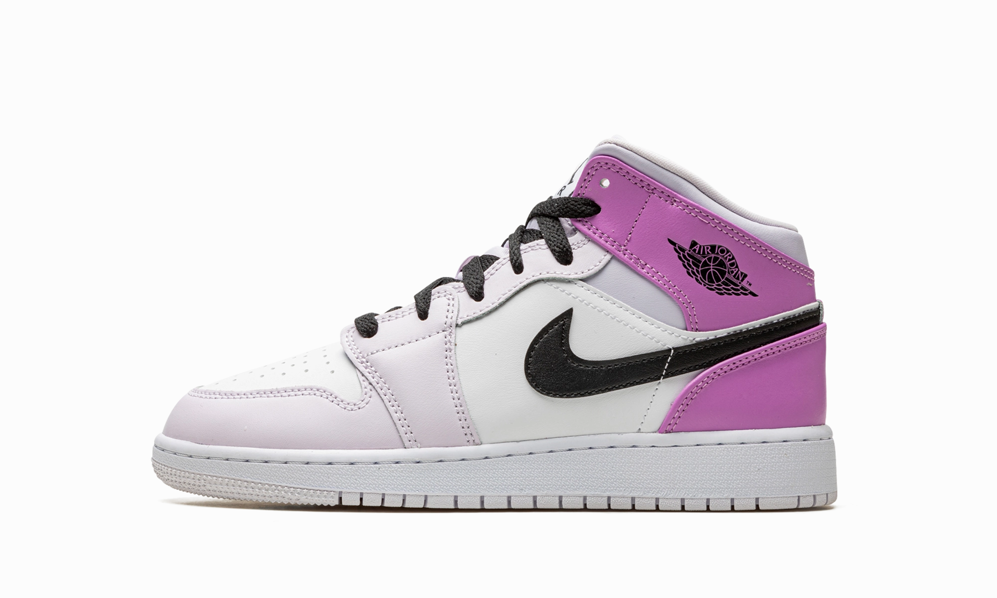 Air Jordan 1 Mid GS "Barely Grape" Custom Fit Upgraded look