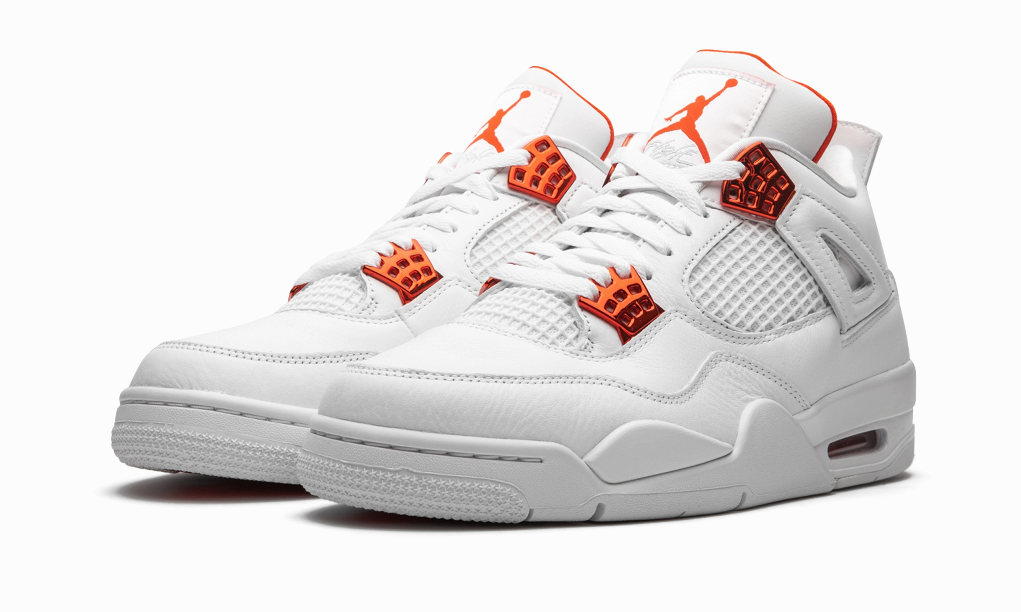 Supportive arch Vent Mesh Air Jordan 4 Retro "Metallic Pack - Orange"