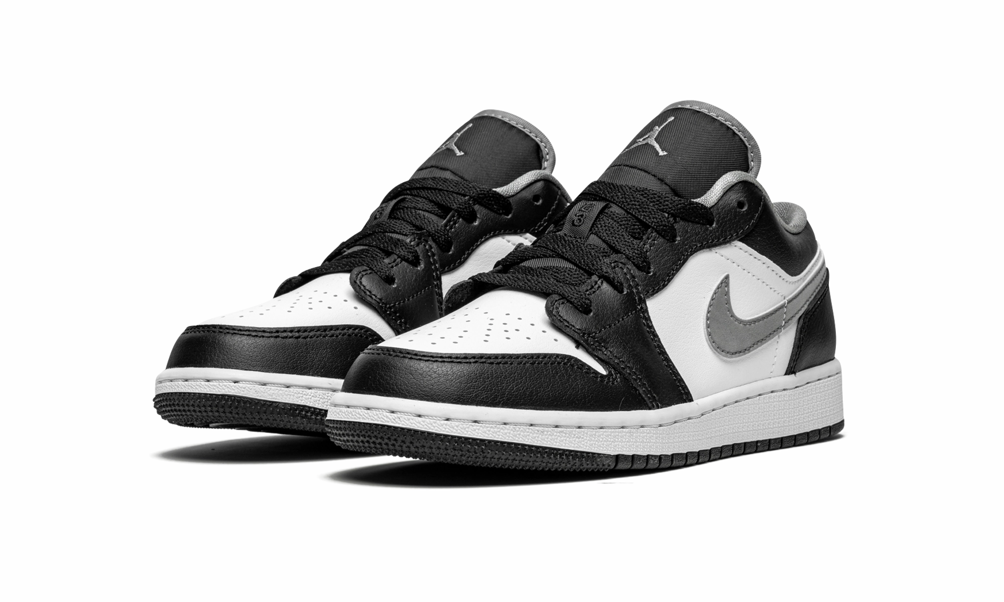Fashion Must-Have Trendy Performance Air Jordan 1 Low GS "Black / Grey / White"
