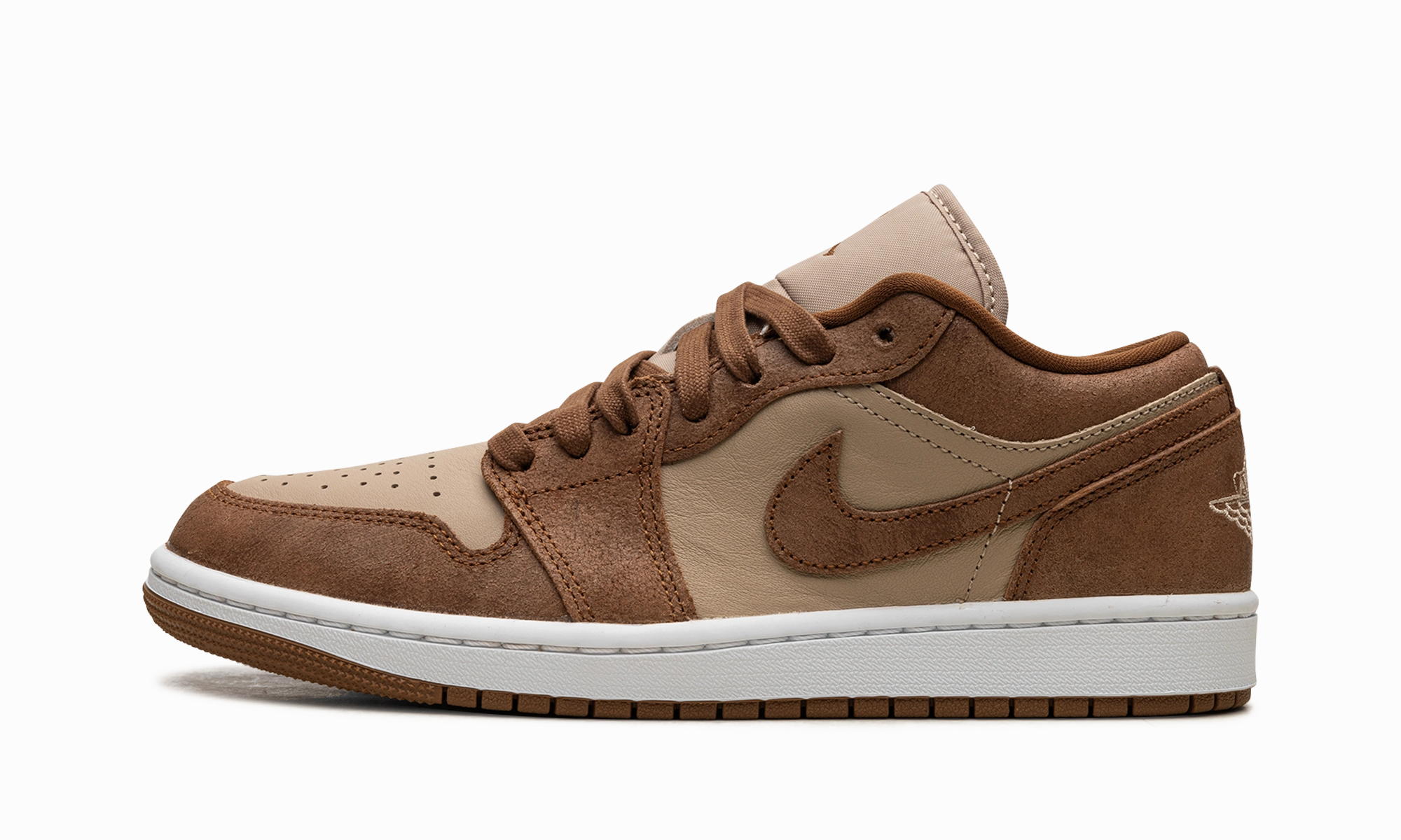 Eco conscious Exclusive traction Air Jordan 1 Low WMNS "Tan/Brown"